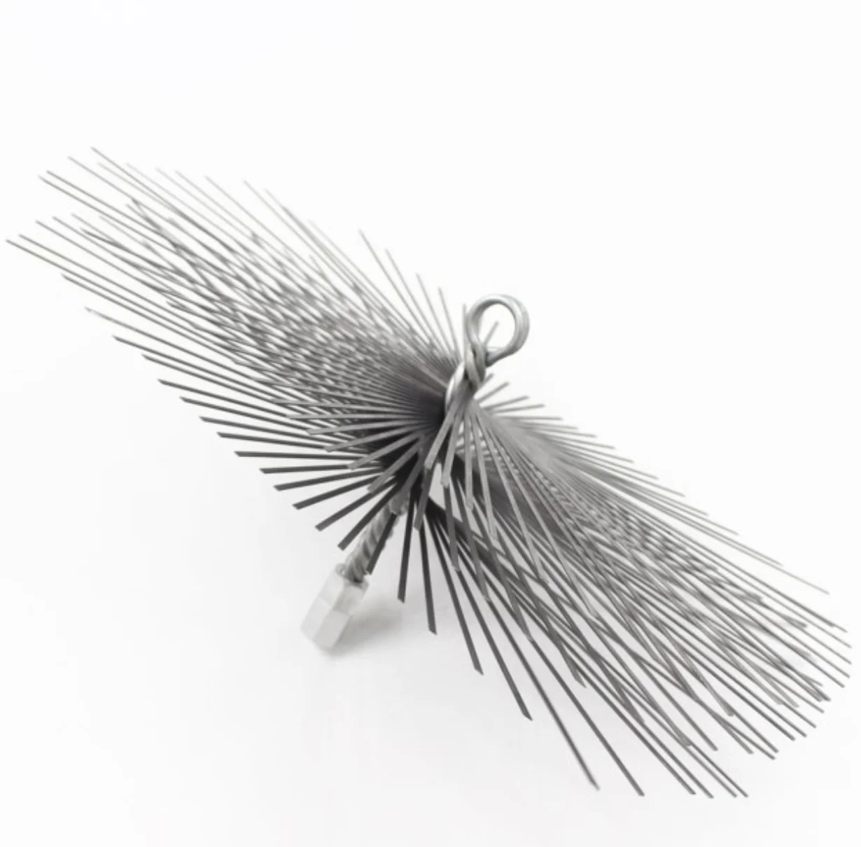 Steel wire chimney cleaning brush square stainless steel  Chimney Brush kit round nylon Sweeping Cleaning Spiral Brush