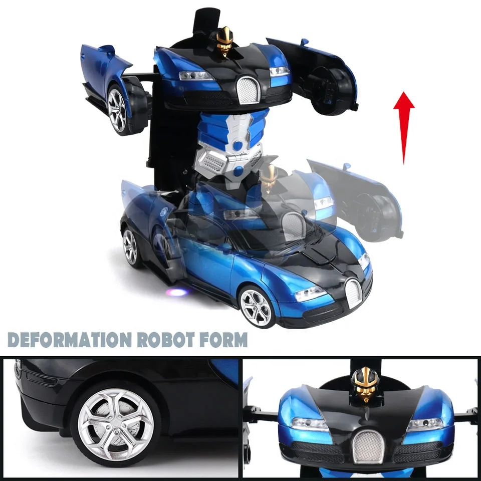 1:18 5WD Радиоуправляемый трансформационный автомобиль игрушка робот деформационный Робот Игрушки