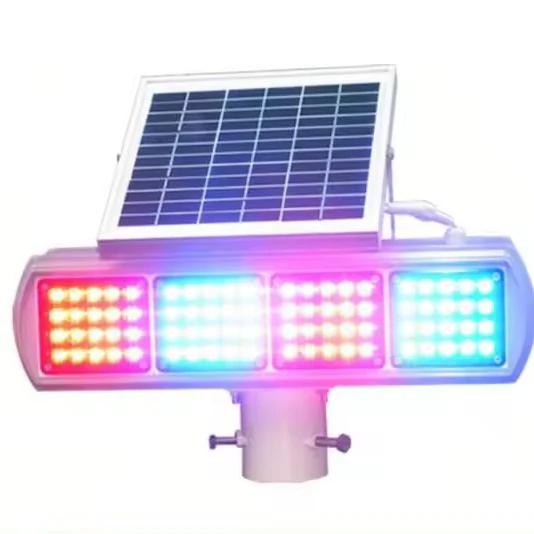 Portable Roadwork Lights Flashing Warning Signal Traffic Solar Traffic Sign Warning Lamps
