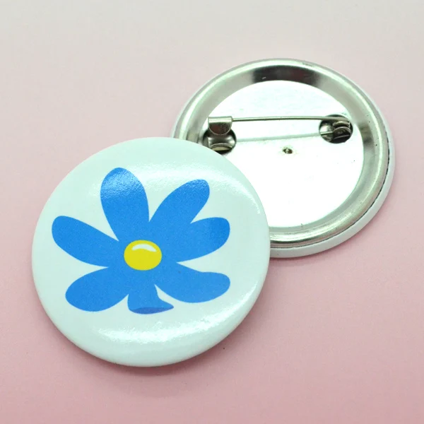 Wholesale Custom Size Logo Souvenir Round Tin Badge Gift Badge Fashion DIY Safety Pin Button Badge