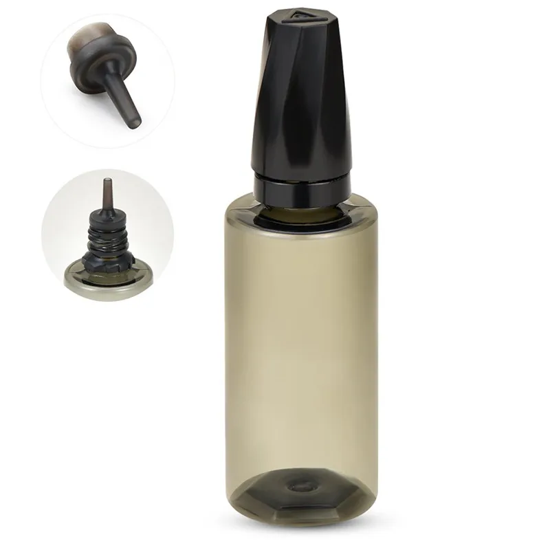 new plastic 30 ml PET plastic dropper bottles needle tip bottle child proof/childproof cap clear glue bottle 10 15 30 ml