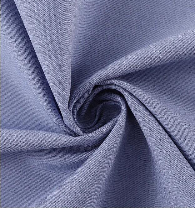 75% polyester 20% rayon 2% Tencel 2% Wool 1% Spandex TR wool tencel blended 213g  new style twill suits leisure set fabric