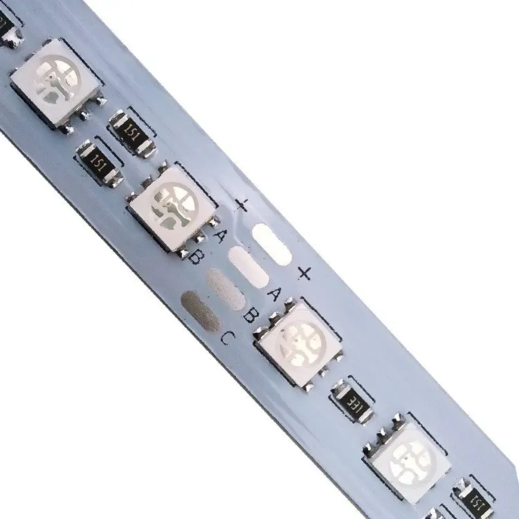 Hihg Bright led strip hard SMD 5050 60leds 72leds RGB Hard LED Bar Strip DC 12V Aluminum hard strip light bar