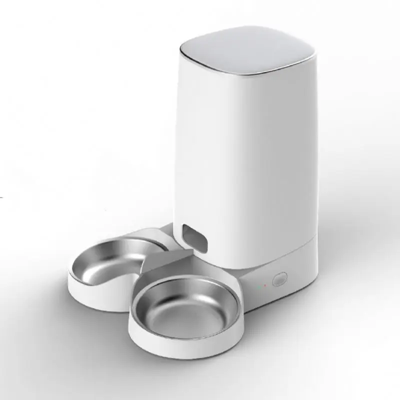 4L Automatic Pet Feeder for Two Pets Food Dispenser Distribution Alarm Programmable Timer Feeder Customizable Voice Recorder