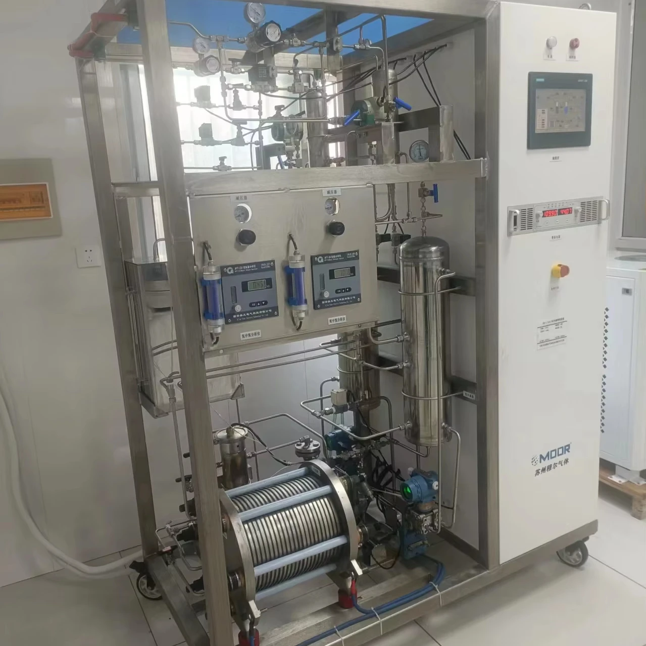 Горячая промышленность или домашняя Зеленая энергия PLC водородная электрическая вода электролиз зеленая установка для производства электролизера