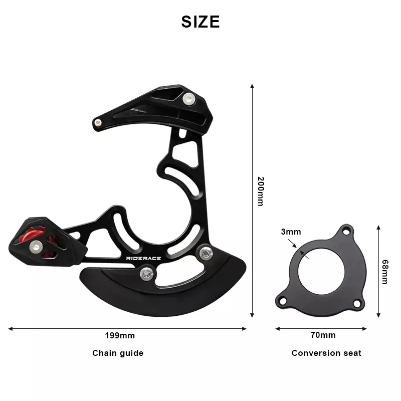 Mountain Bike Pulley Chains Stabilizer MTB ISCG05 Chain Guide BB Mount DH 32-38T Chaining Protector Plate Bicycle CG04