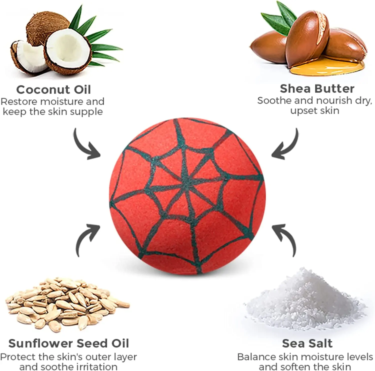 Customized Luxury Bath Supplies Bubble Bath Fizzies for Kids Organic Vegan with Superhero Toys Inside Moisturizing Natural