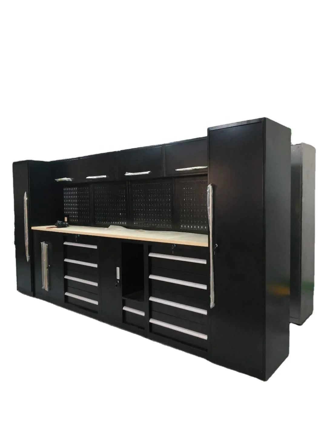 Шкафы для хранения больших нагрузок, шкафчик для инструментов из сверхпрочной стали, шкафчик для хранения инструментов с пластиковыми ящиками