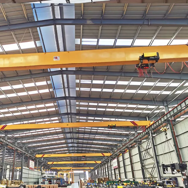 Famous brand 10 ton European new standard electric overhead eot crane