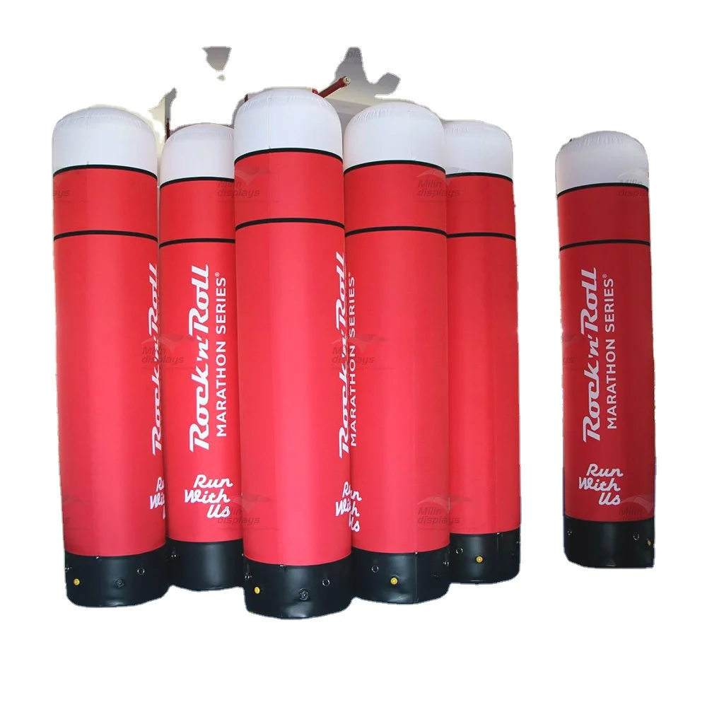 Custom Outdoor Air Sealed Column Sport Start and Finish Line Airtight Arches Race Advertising Inflatable Archway For Sale