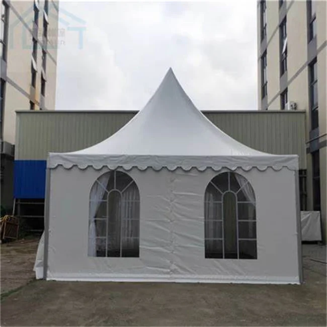 Outdoor 5x5 6x6 Pop Up Garden Gazebo Pagoda Awning Aluminum PVC Trade Show Tent Waterproof Wedding Exhibition Promotion Tent