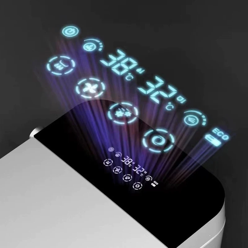 Factory hot sale smart toilet one-piece automatic flip lid waterless toilet instant hot silent lighting