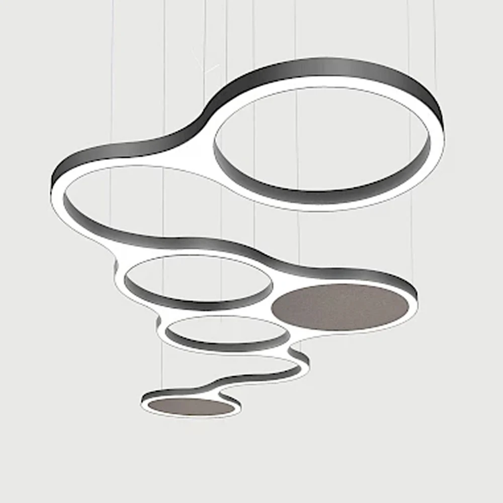 Modern Pendant Office Lighting Custom Made Aquarius Series Free Combination Star Cluster LED Pendant Light