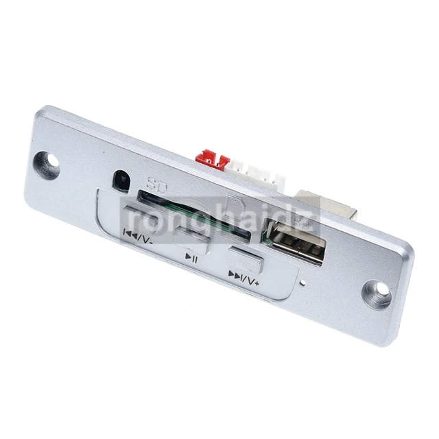  3 7 V 5V MP3 Плата декодера стандарта USB SD карты доска 2*3 Вт Двухканальный аудио усилитель мощности плата