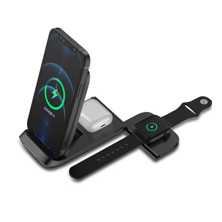 Умные часы сотовый телефон USB type C qi многофункциональное Беспроводное зарядное устройство 3 в 1