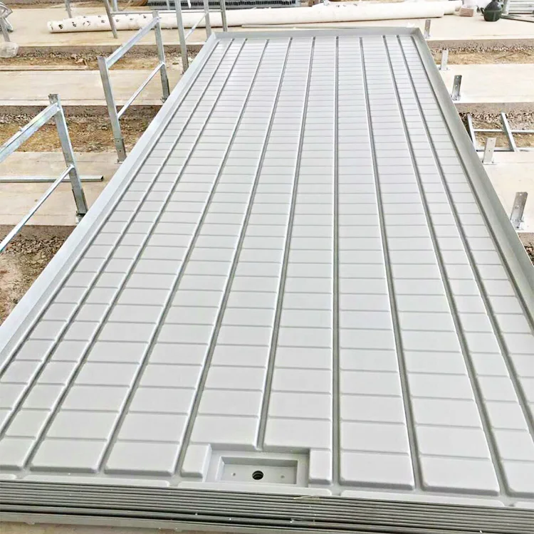 High quality rolling bench flood tray ebb and flow table for propagating seedling