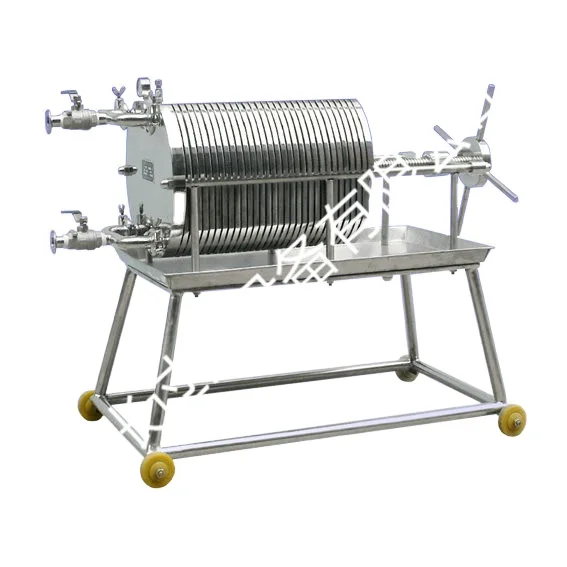 Plate Size 400mm or 600mm Palm Oil Dewatering Food Grade Stainless Steel Filter Press
