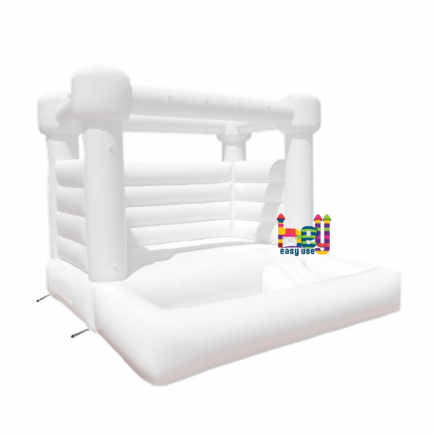 10X10ft White Bounce House Rental Commercial Bouncy Castle Wedding White Bounce Castle for Sale White Jumping Castle Hnjoytoys