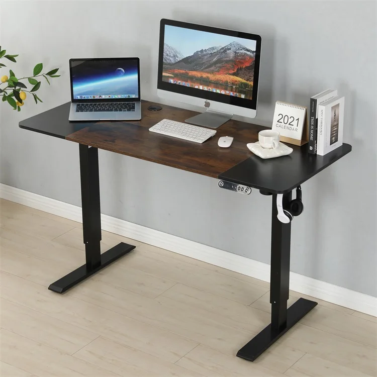 48inch 55inch 59 inch customized  size four memory buttons smart steel office stand up desk computer workstation