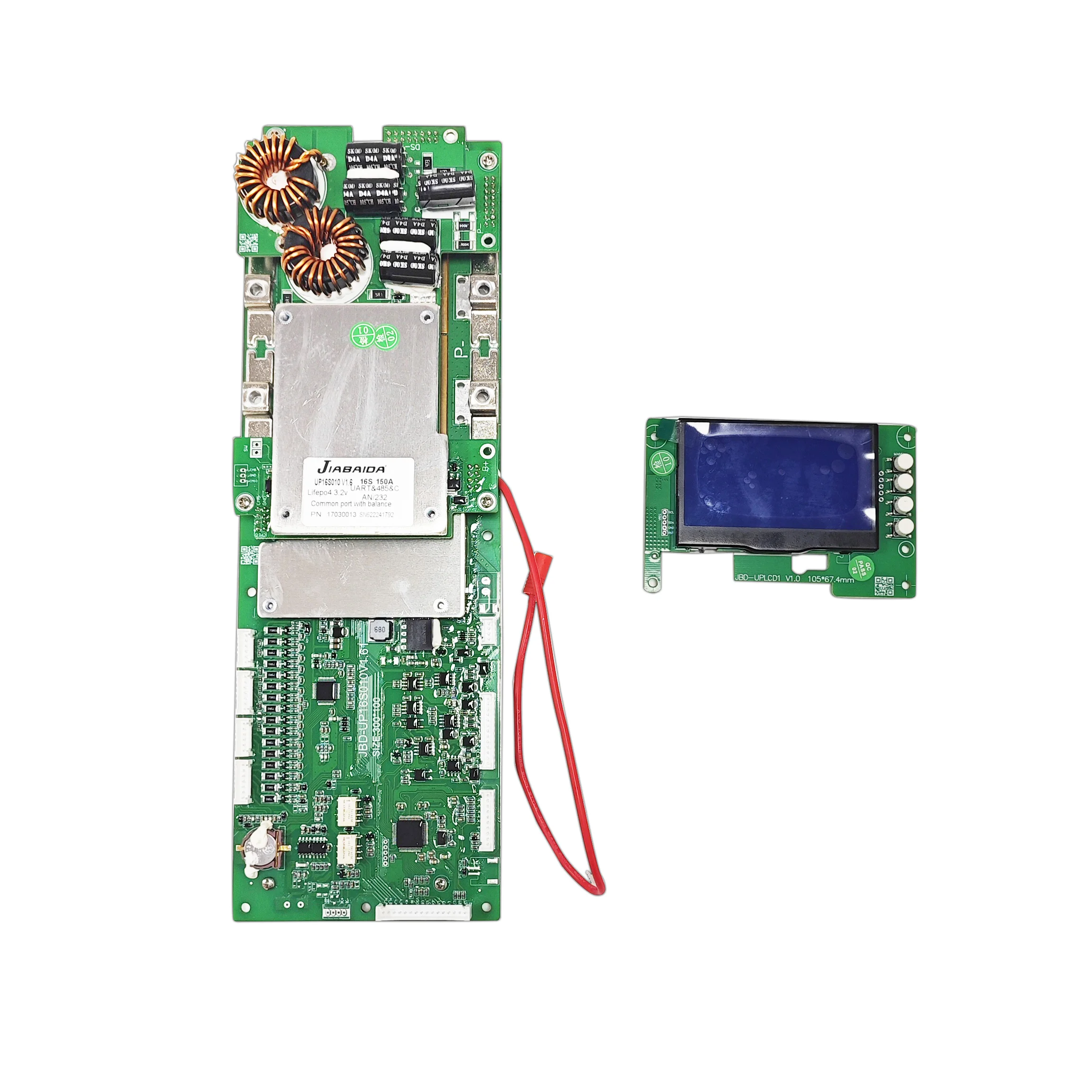 Система управления аккумулятором JBD BMS Smart 16s150a Lifepo4 для 12V 24V 48V Pack