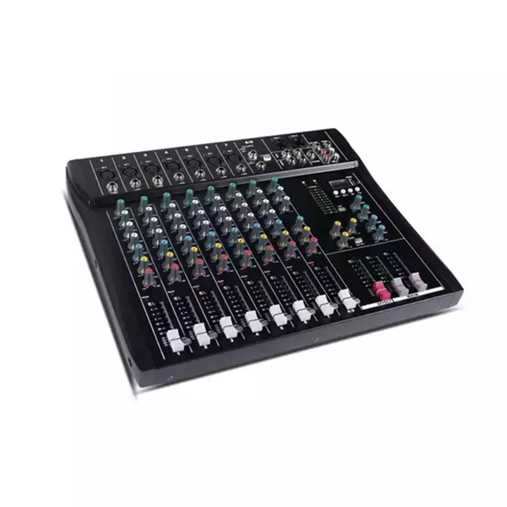 Новый DT8 портативный цифровой оптический звуковой эффектор аудио микшер 8 канальный смеситель синий зуб Live
