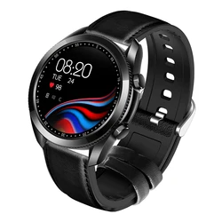 UM90 Business Women Man SmartWatch Waterproof Round Screen Full Touch Sleep Monitoring Low Power Smart Phone Watch UM90