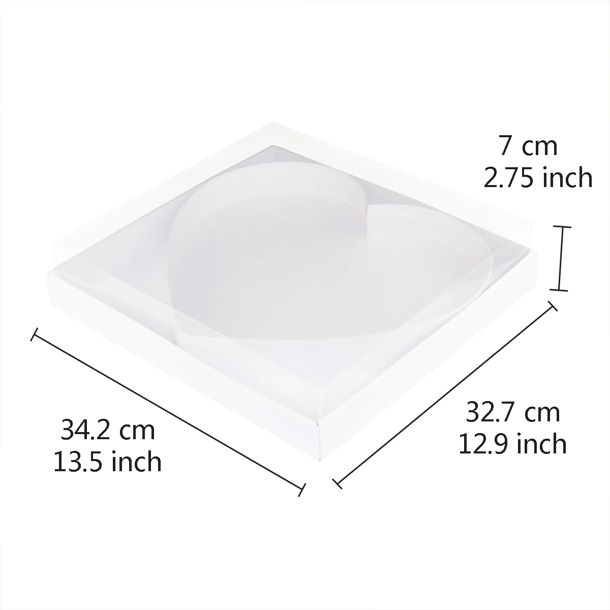 Flower Grazing Food Paper Mache Gift Sweet Charcuterie Board Cardboard Heart Shaped Box With Clear Lid