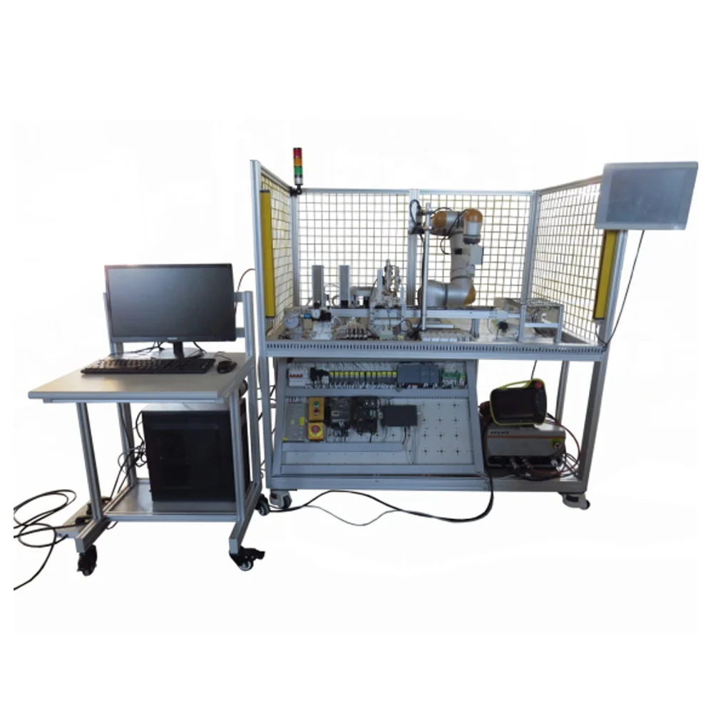 Collaborative 6-axes Robot Arm With Camera And Gripper  Mechatronics Trainer Didactic Equipment