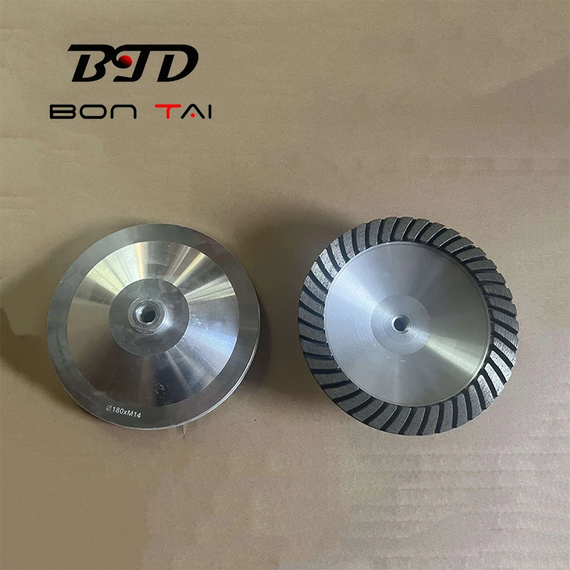 Bontai 7 Inch High Quality Aluminium Base Grinding Cup Wheel for Concrete Grinding Wheels