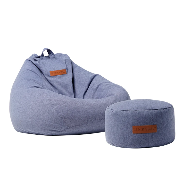 Премиум диван стул Материал XXL удобная гостиная L Угловые пуфы спальня мешок диваны Pouf кресло