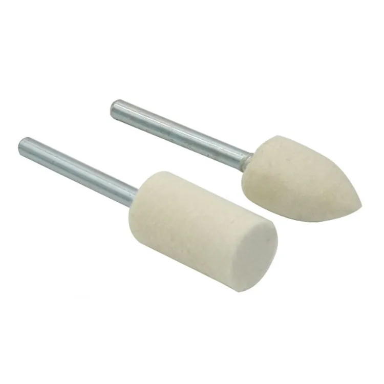3mm shank grinding tools head polishing buffing bobs polishing felt bobs