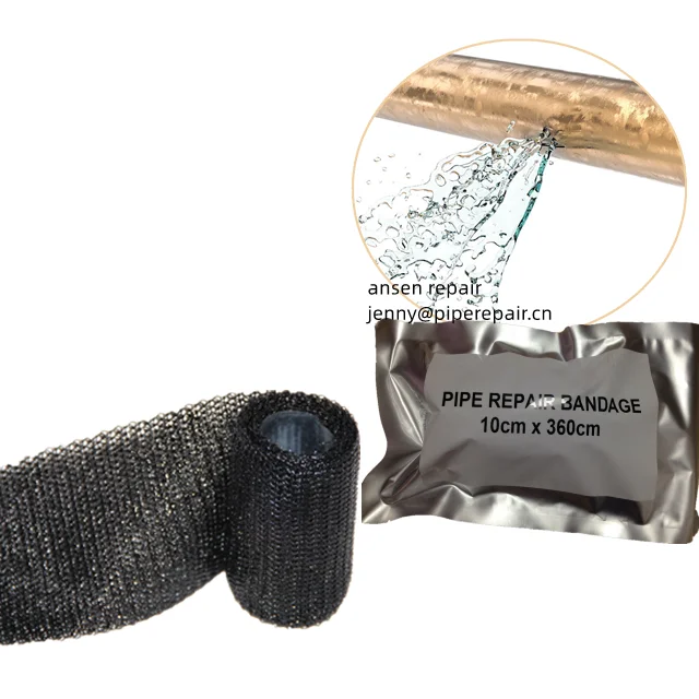Rapid curing moisture activated bandage High Temperature Emergency Pipe Repair Bandages