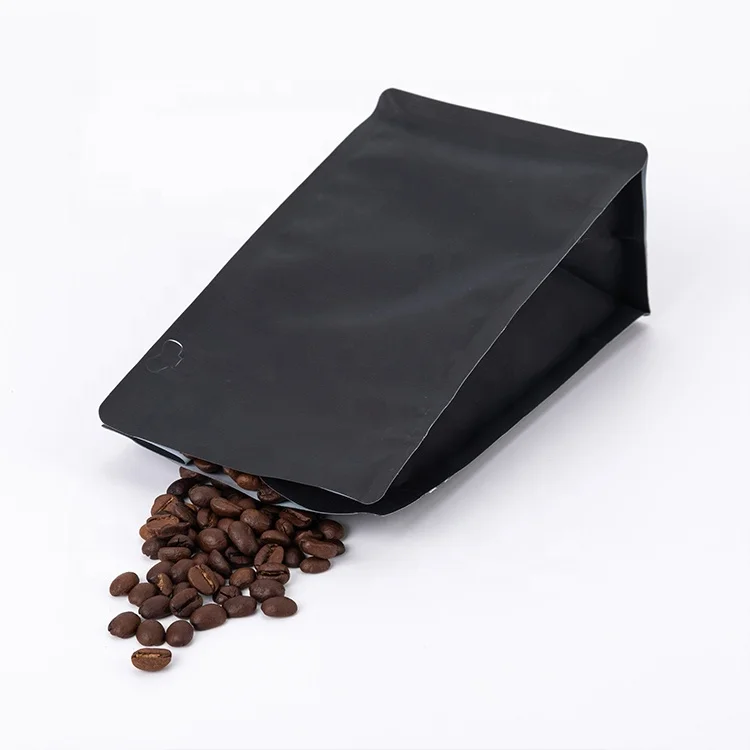 High quality matt color Aluminum Foil 16 oz 12 oz 10 oz coffee bags laminated material with zipper