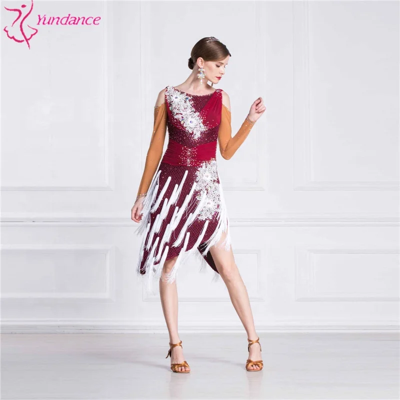 L-18280 Wholesale latin dance dress sexy latin dress dance for adult latin american dancing dresses