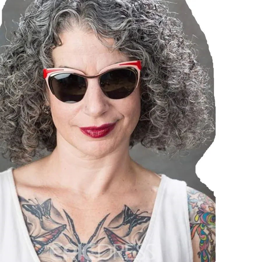 Custom headband  wigs hot 5x5 lace closure  HD Transparent lace wig,Silver grey salt and pepper  curly natural human hair wigs