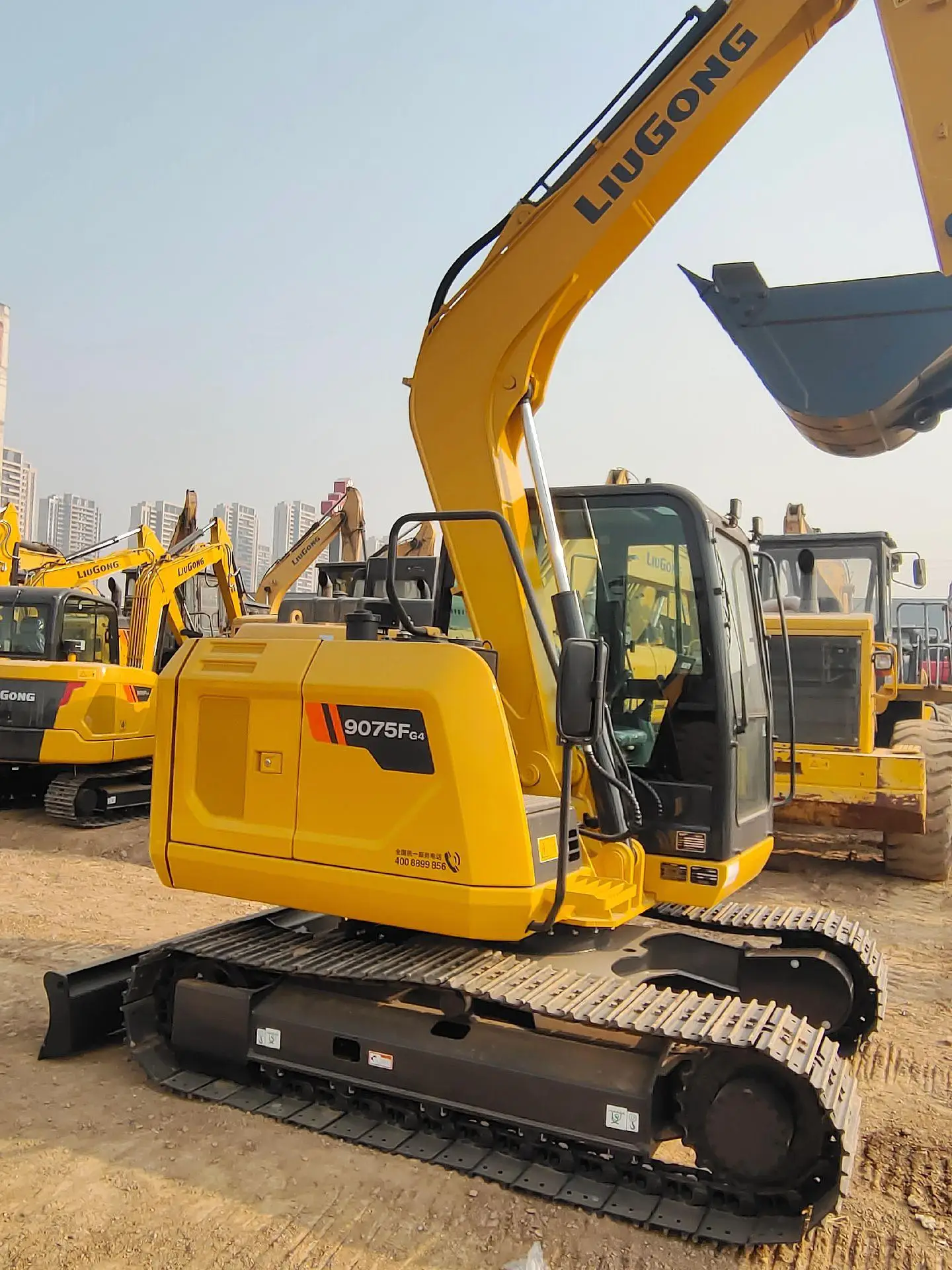 7.5Ton Liugong Mini Crawler Excavator 9075F With Yanmar Engine Mini Digger