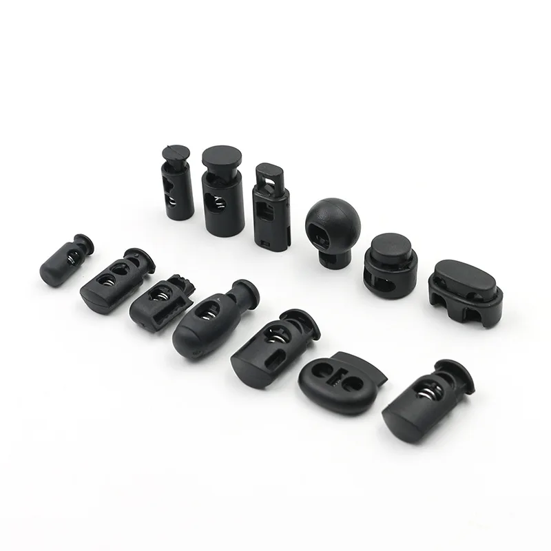 
Пластиковые черные Пружинные заглушки, цилиндр переключается, эластичный шнур 