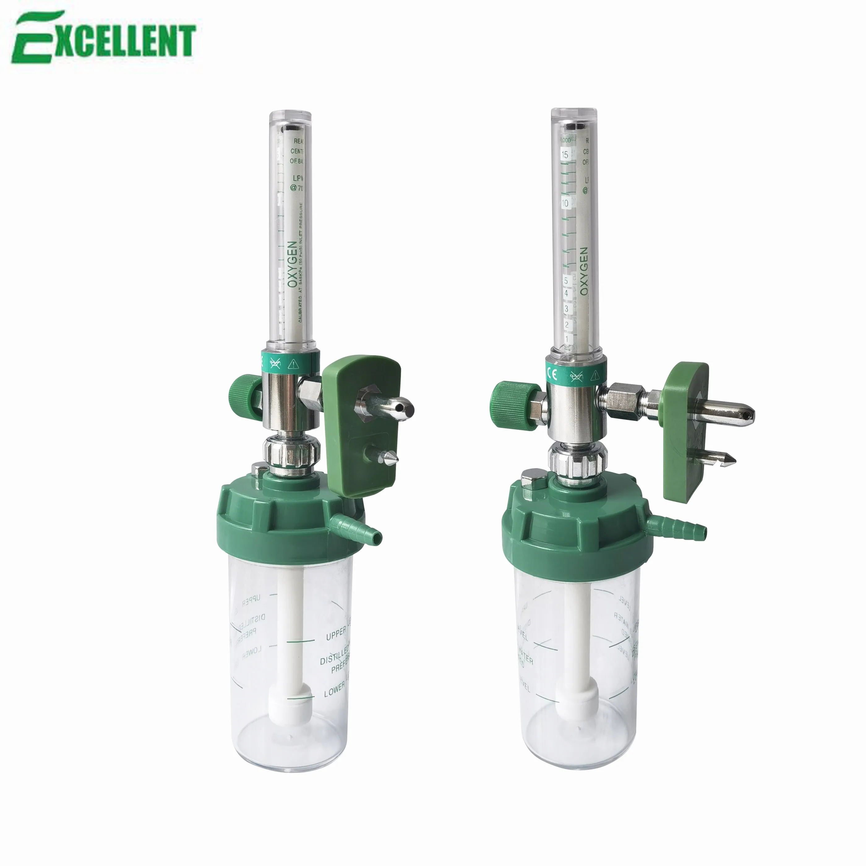 High quality and good price Medical Oxygen regulator Flow meter with humidifier bottle Flow range 0-15LPM Chemetron adapter