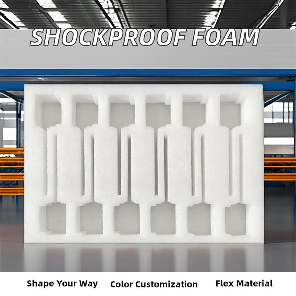 High Quality Customized EVA EPE PE PU Rubber Flexible Sheet Shockproof Sponge Inner Lining Foam Insert for Protective Packaging
