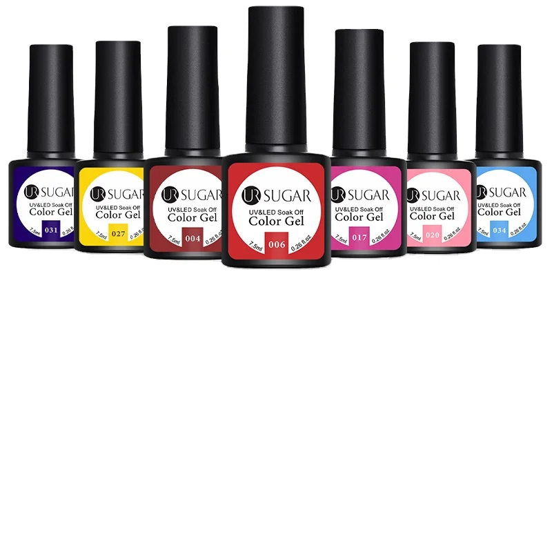 Yuxi 8.5ml 6 colors nail polish uv gel hybrid varnishes all for manicure nails art base top coat UV lamp vernis semi permanent