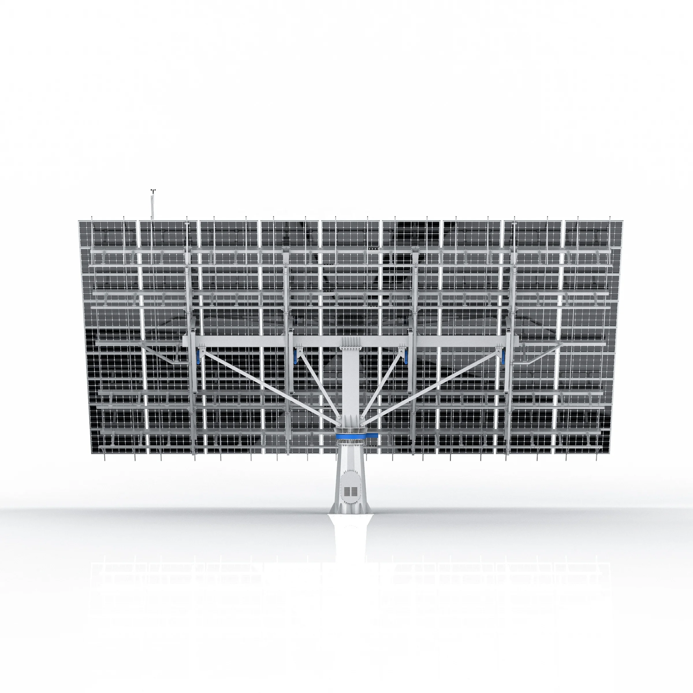 37kw HYS-100PV-66-M-4SD 2 оси Солнечной pv трекер отслежыватель солнца солнечной энергии с двумя осями высокой точности системы с двумя осями трекер solaire отслеживания