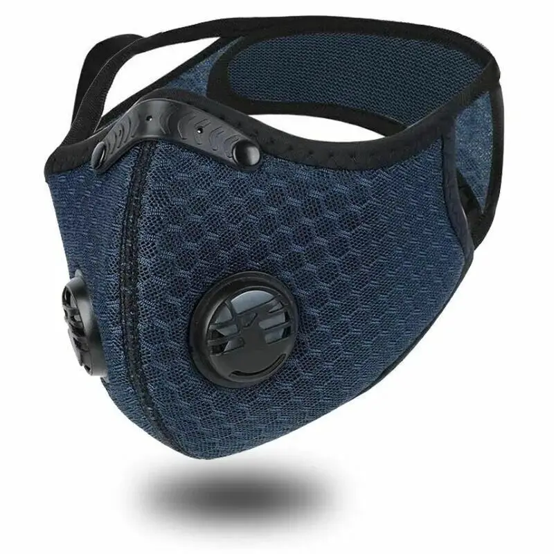 Outdoor riding mask windproof and fog-proof with knee guard valve