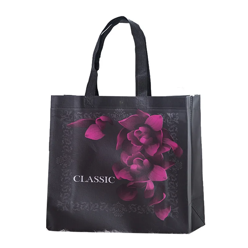 No stitch tote bag non-woven supermarket shopping bag one piece cloth bag with custom logo