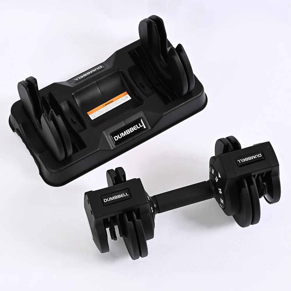 25 lbs with Fast Automatic Adjustable and Weight Plate for Body Workout Home Gym adjustable dumbbell adjustable