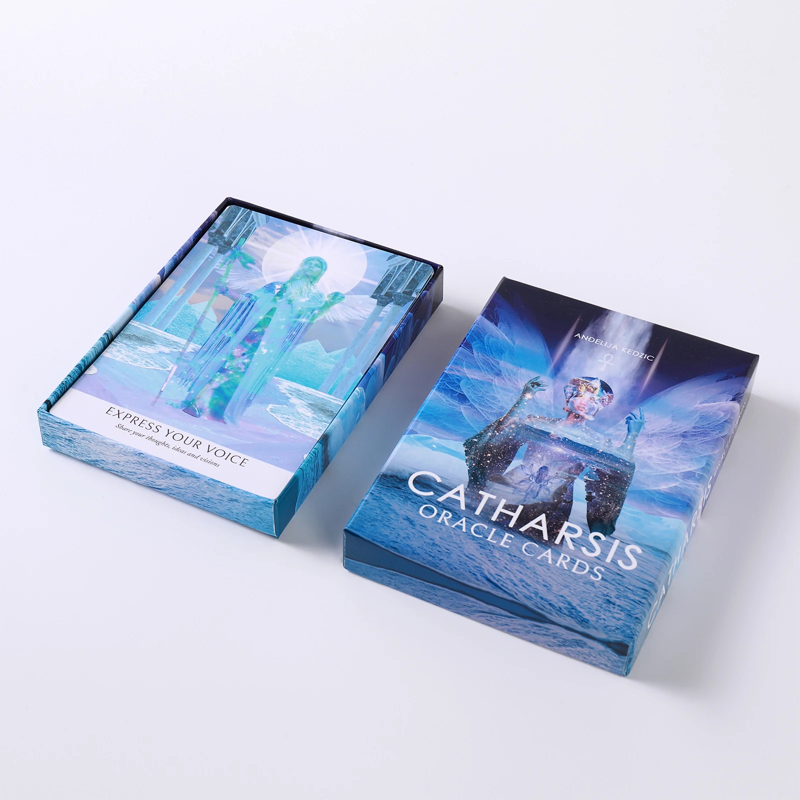 Luxe Occult Divinatoires Dark Green Ledge Tarot Cards Astrology Tarot Cards Custom Oracle Cards