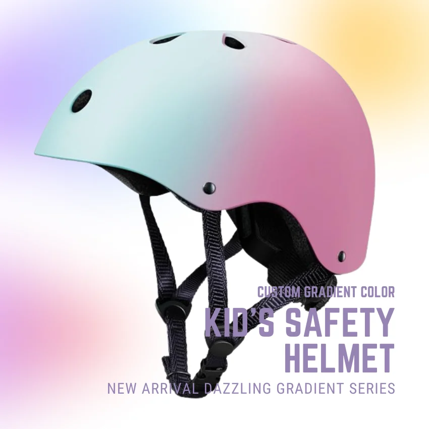 New Gradient Kids Helmet Toddler Kids Youth Multi-Sports Bicycle Scooter Inline Roller Skate Rollerblading Cycling Helmet