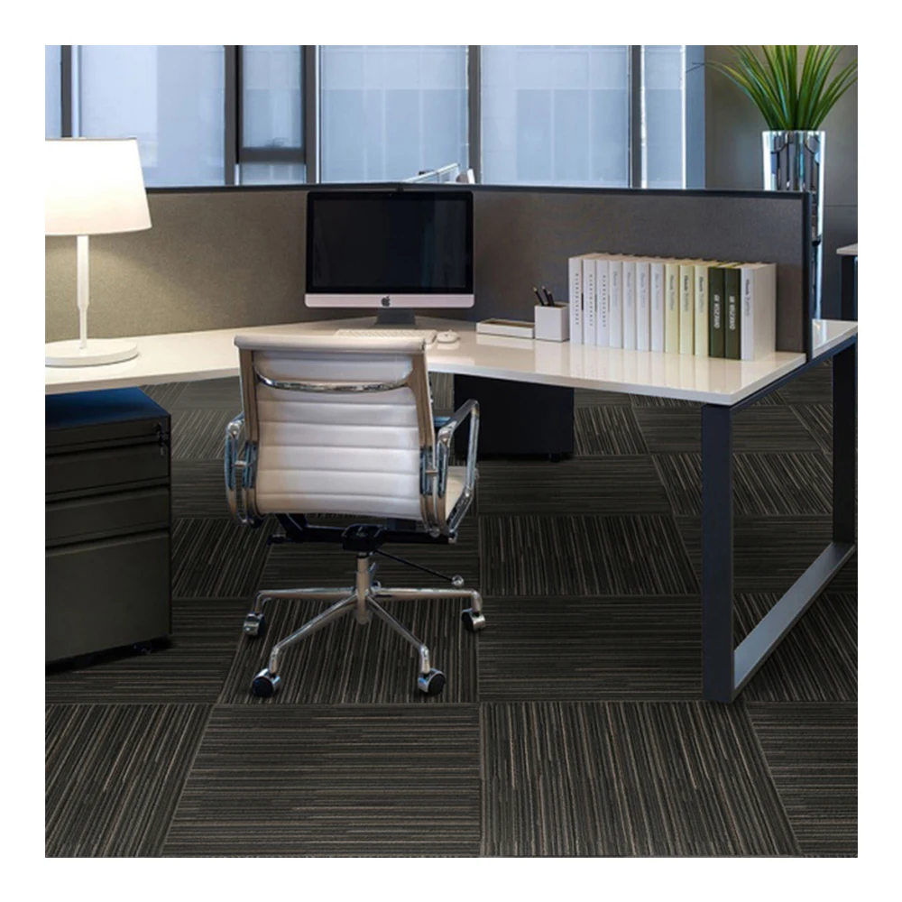 Kaili 2024 Commercial Hotel Carpet Tiles Stain-Resistant Nylon Square Carpet Tiles Office Manufacturer Carpet Tiles