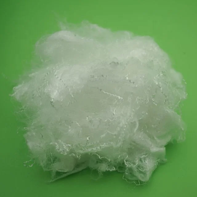 
100% pla bicomponent raw es fiber for spunlace nonwoven 