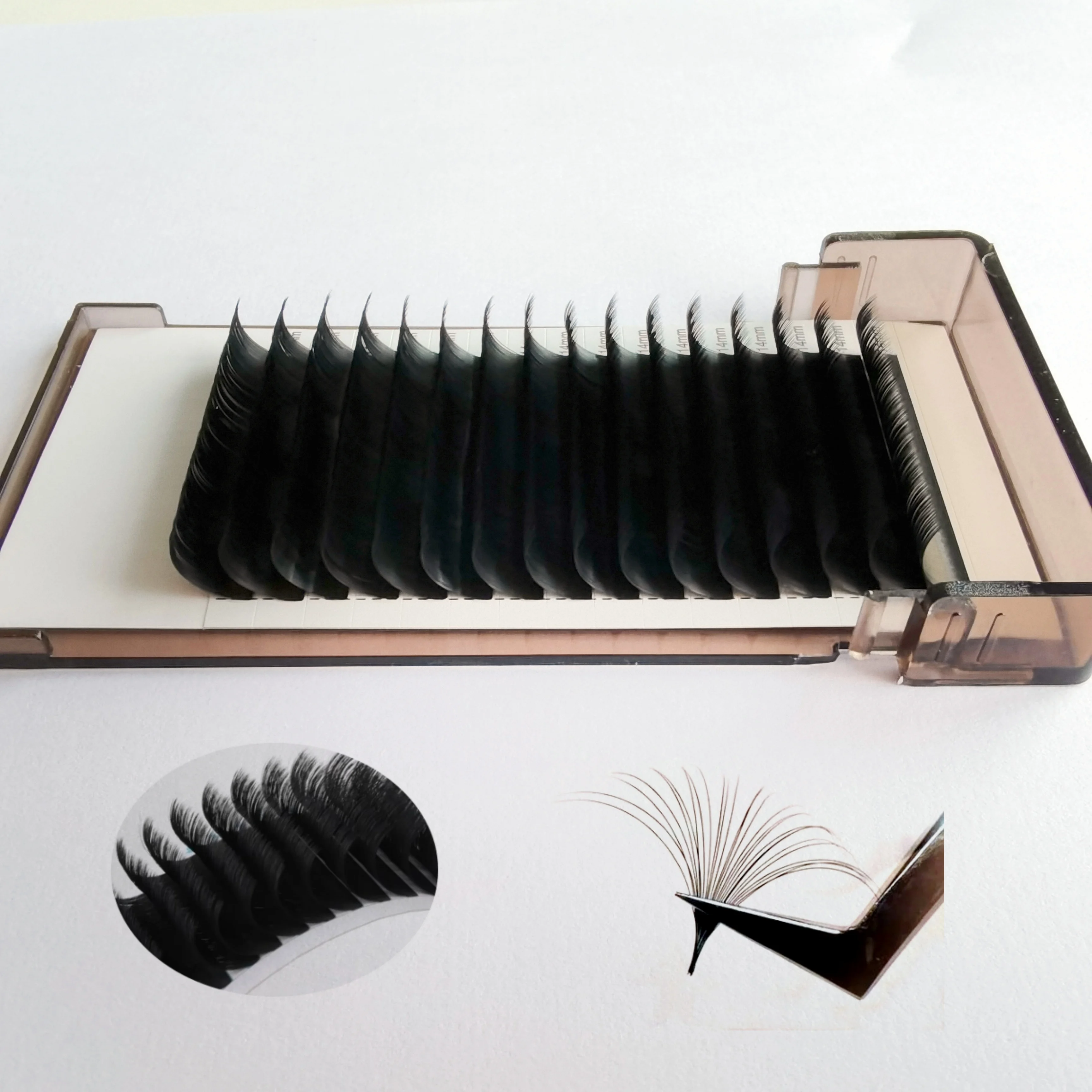 16 Rows Mix Eyelash Extension Faux Mink Individual False lash Natural Soft Volume Lashes Makeup C D