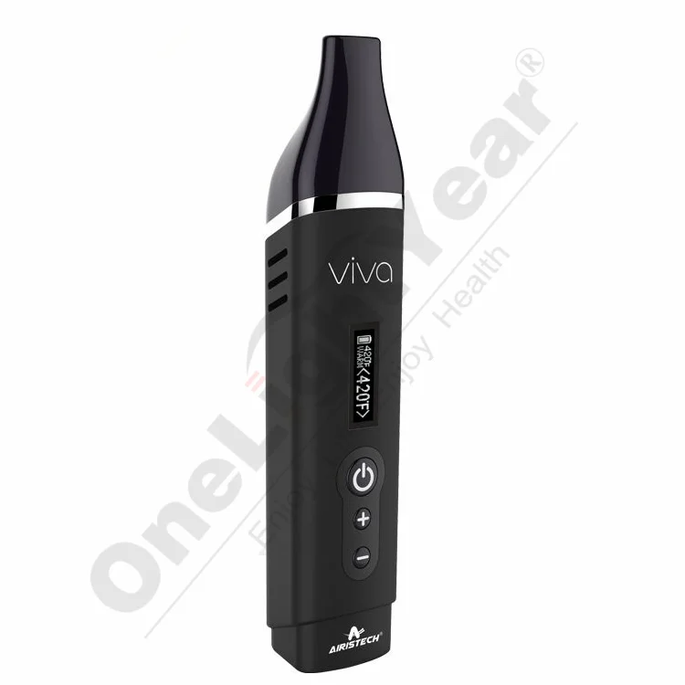 Online selling 2200mah 510 thread battery Portable Dry Herb Vaporizer Pen Airis Viva